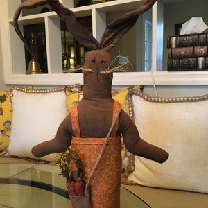 Primative Handmade Bunny Rabbit Easter Spring Decoration